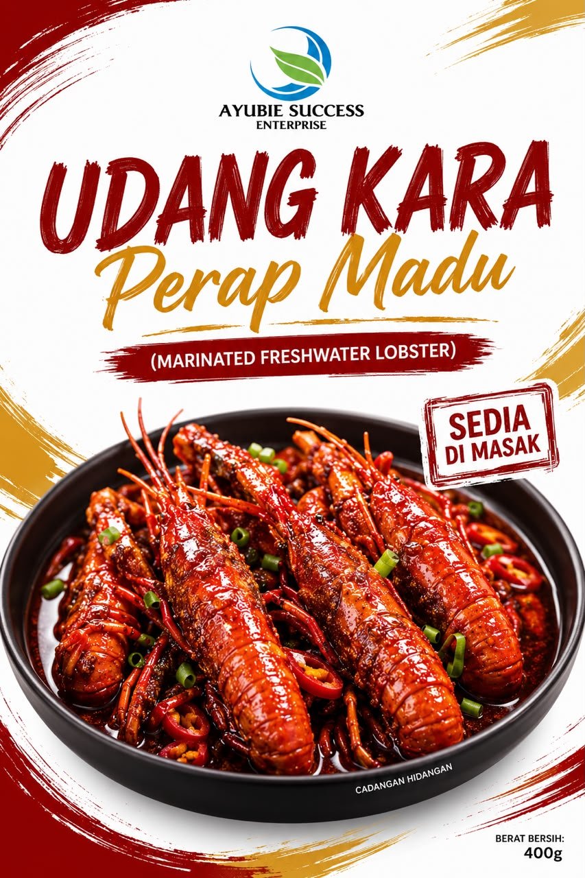 UDANG KARA PERAP REMPAH MADU (MARINATED LOBSTER)